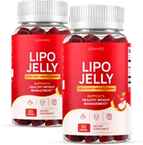 LipoJelly Gummies 2 Bottles package